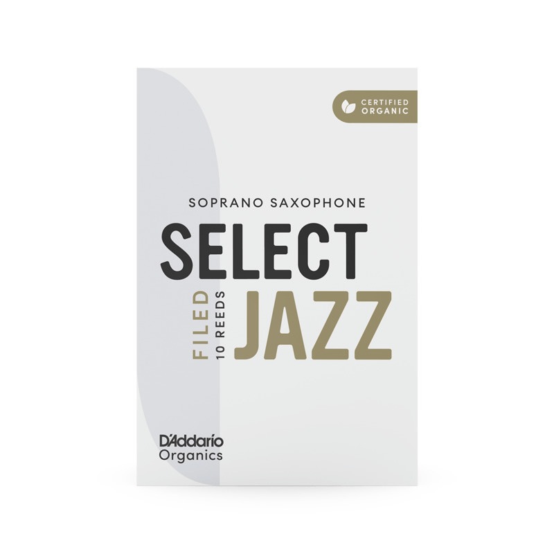 D'Addario WoodWinds ダダリオ リード ソプラノサックス用 SELECT JAZZ FILED USDAオーガニック認証取得済 ORSF10SSX 10枚入り 【ORSF10SSX2H/ORSF10SSX2M/ORSF10SSX2S/ORSF10SSX3H/ORSF10SSX3M/ORSF10SSX3S/ORSF10SSX4H/ORSF10SSX4M/ORSF10SSX4S】【ゆうパケット対応】