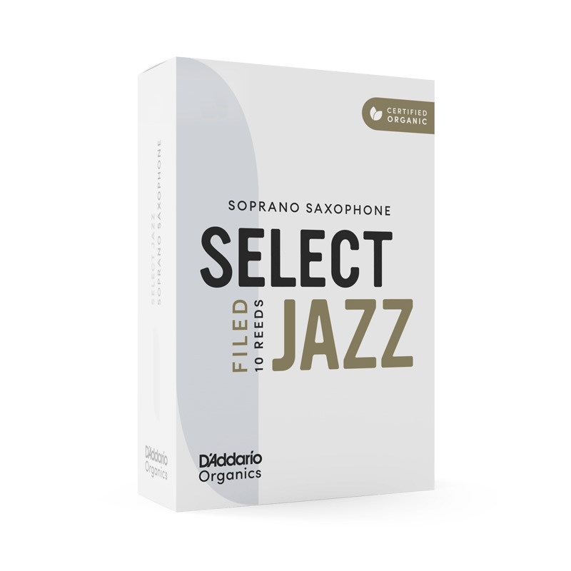 D'Addario WoodWinds ダダリオ リード ソプラノサックス用 SELECT JAZZ FILED USDAオーガニック認証取得済 ORSF10SSX 10枚入り 【ORSF10SSX2H/ORSF10SSX2M/ORSF10SSX2S/ORSF10SSX3H/ORSF10SSX3M/ORSF10SSX3S/ORSF10SSX4H/ORSF10SSX4M/ORSF10SSX4S】【ゆうパケット対応】