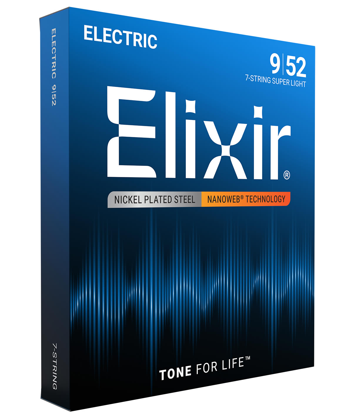 Elixir エリクサー エレキギター弦 ナノウェブ 7弦 Super Light [.009