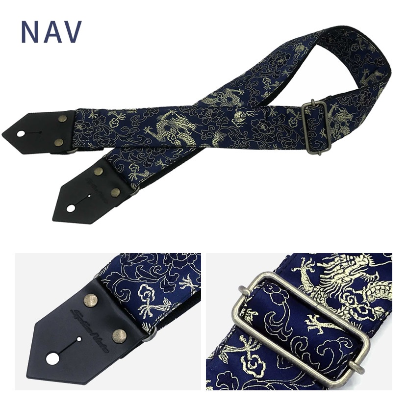 Spice Note ギター ベース ストラップ ES-PJ50DF “Dragons＆Flowers
