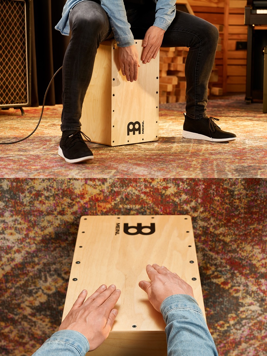 MEINL Percussion カホン ピエゾピックアップ搭載 Woodcraft Pickup Cajon PWC100B【マイネル パーカッション ウッドクラフト】