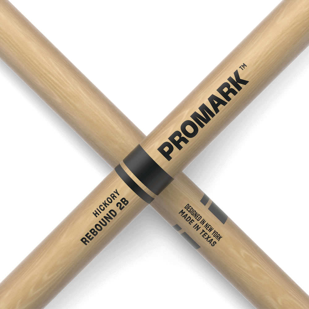 PROMARK ドラムスティック 2B ロング ヒッコリー RBH625N【 1ペア2本 】【プロマーク ドラマー DRUM STICK】