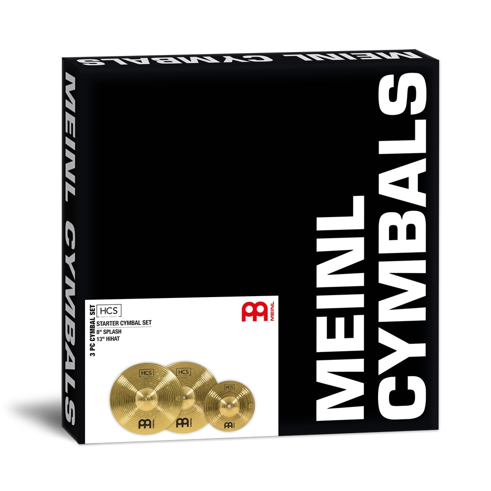 MEINL Cymabals シンバルセット HCS-CS1 HCS Starter Set 【 HCS8S、HCS13H 】【 マイネル シンバル ハイハット スプラッシュ HCSCS1 】