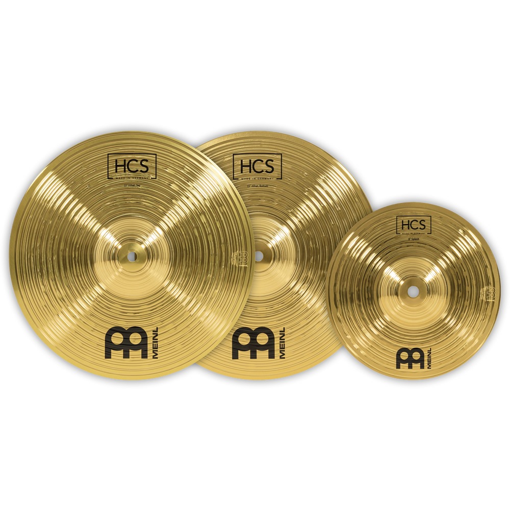 MEINL Cymabals シンバルセット HCS-CS1 HCS Starter Set 【 HCS8S、HCS13H 】【 マイネル シンバル ハイハット スプラッシュ HCSCS1 】