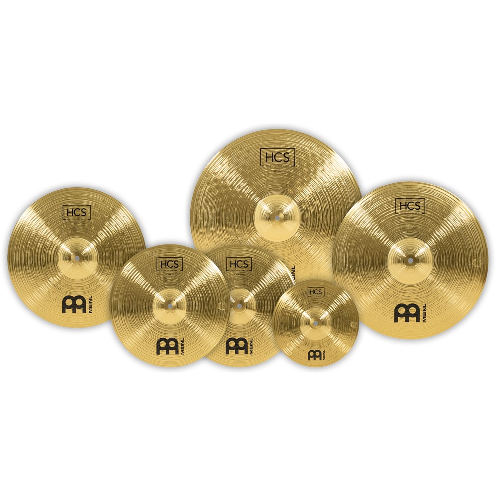MEINL Cymabals シンバルセット HCS-CS2 HCS Standardset+Splash 【 HCS10S、HCS14H、HCS16C、HCS18C、HCS20R 】【 マイネル シンバル ハイハット スプラッシュ クラッシュ ライド HCSCS2 】