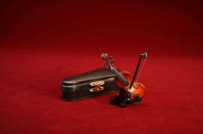 SUNRISE SOUND HOUSE ミニチュア楽器 バイオリン 9cm
