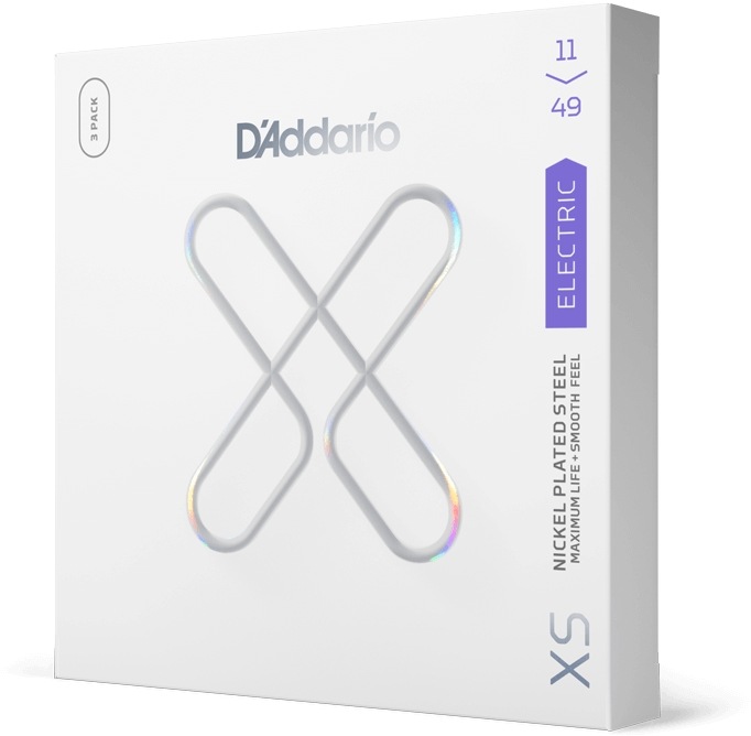 D'Addario エレキギター弦 XSE1149-3P Medium 011-049［ダダリオ エレキ 3セットパック コーティング ニッケル]【ゆうパケット対応】