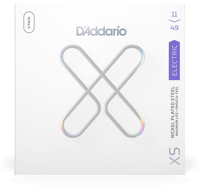 D'Addario エレキギター弦 XSE1149-3P Medium 011-049［ダダリオ エレキ 3セットパック コーティング ニッケル]【ゆうパケット対応】