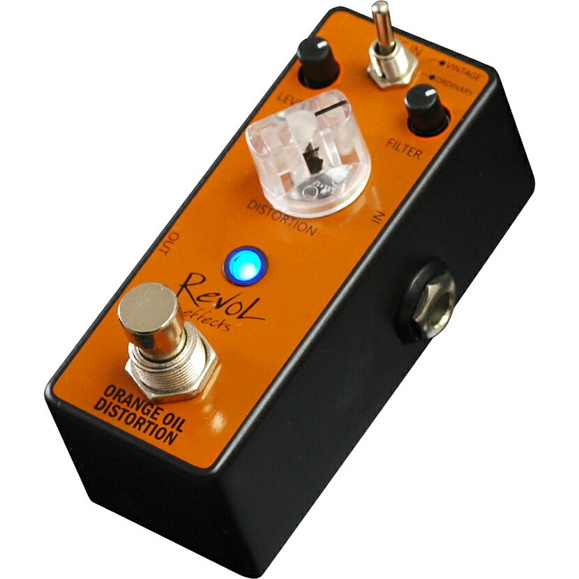 RevoL effects ORANGE OIL DISTORTION (オレンジオイルディストーション) EDS-01【レヴォル レボル エフェクツ エフェクター EDS01】