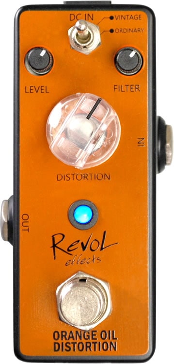 RevoL effects ORANGE OIL DISTORTION (オレンジオイルディストーション) EDS-01【レヴォル レボル エフェクツ エフェクター EDS01】