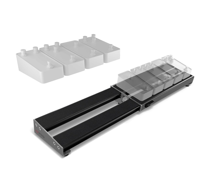 伸縮可能 ペダルボード D'Addario PW-XPNDPB-01 (2レーンモデル)【エフェクターボード エフェクト ギター ベース ダダリオ PWXPNDPB01】