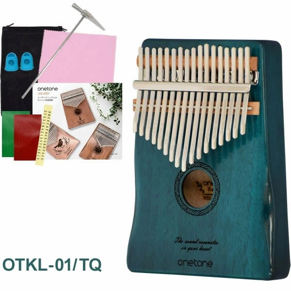 カリンバ ONETONE OTKL-01/OK (アクセサリ&楽譜集付き)【楽器 演奏 初心者 子供 子供用 ピアノ サムピアノ キッズ プレゼントに最適 ワントーン OTKL ONE TONE おもちゃ ゆびピアノ OTKL-01/OK】