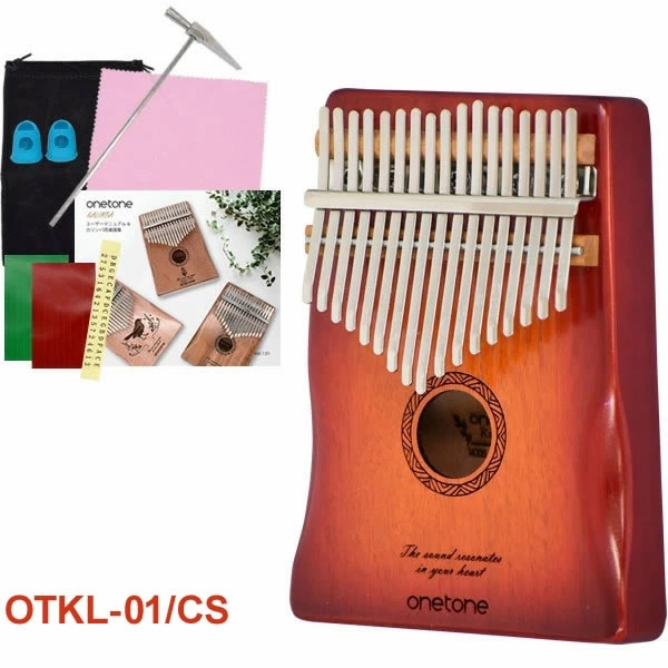 カリンバ ONETONE OTKL-01/OK (アクセサリ&楽譜集付き)【楽器 演奏 初心者 子供 子供用 ピアノ サムピアノ キッズ プレゼントに最適 ワントーン OTKL ONE TONE おもちゃ ゆびピアノ OTKL-01/OK】