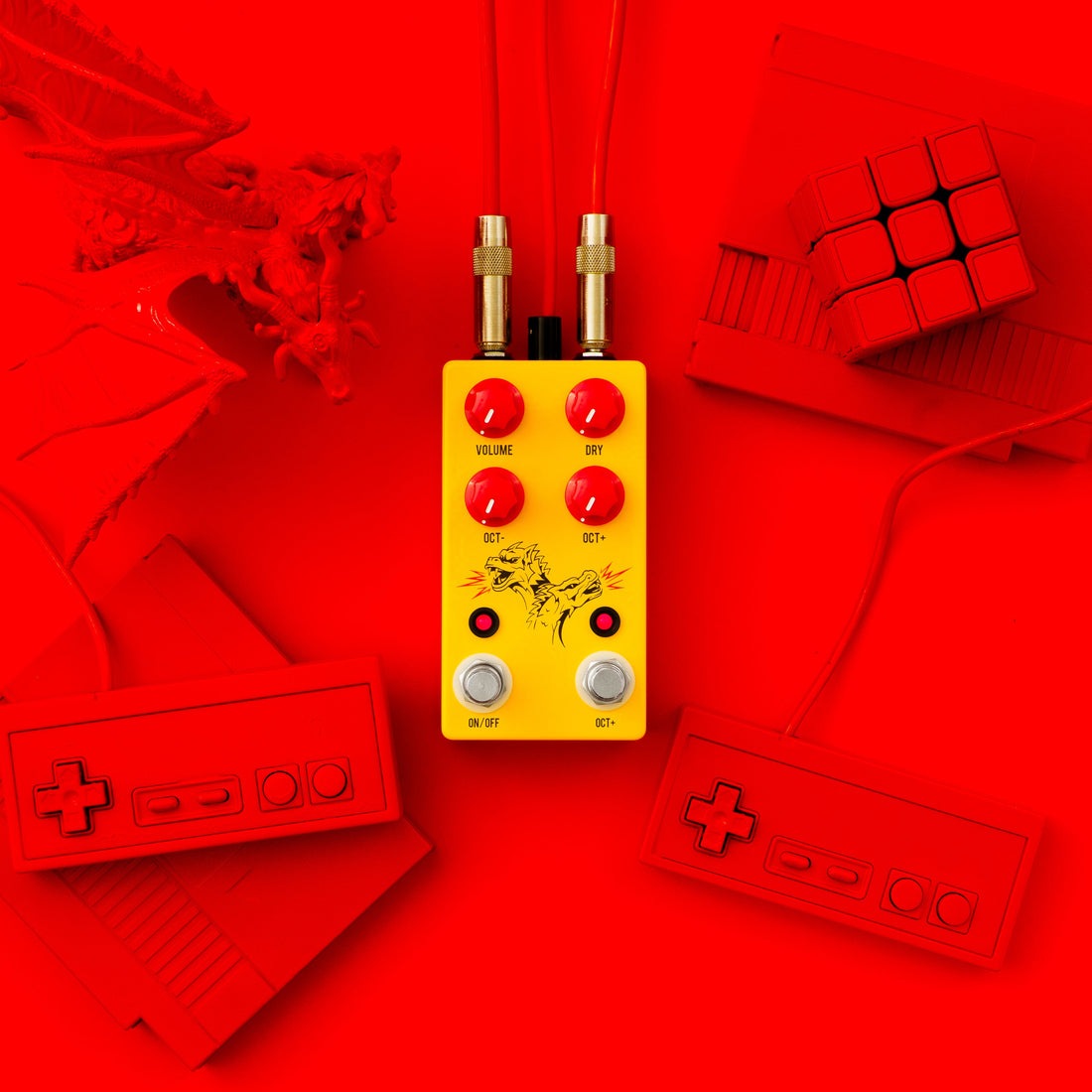 JHS Pedals オクターバー Double Dragon 【 エフェクター ダブルドラゴン 】【ピック10枚セット付き！ 】