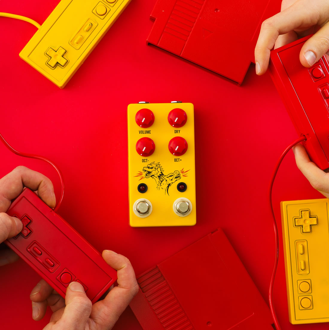 JHS Pedals オクターバー Double Dragon 【 エフェクター ダブルドラゴン 】【ピック10枚セット付き！ 】