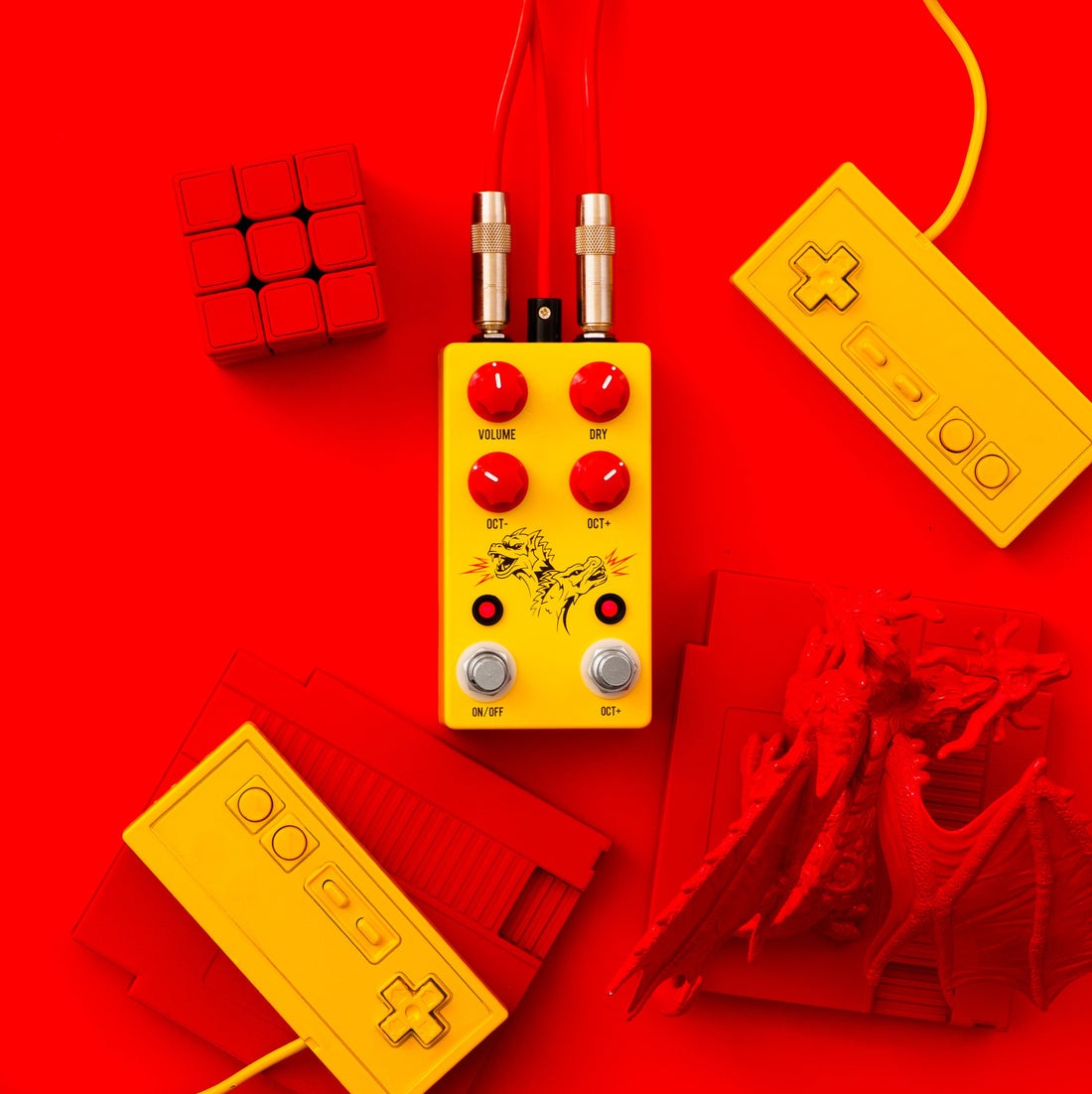 JHS Pedals オクターバー Double Dragon 【 エフェクター ダブルドラゴン 】【ピック10枚セット付き！ 】