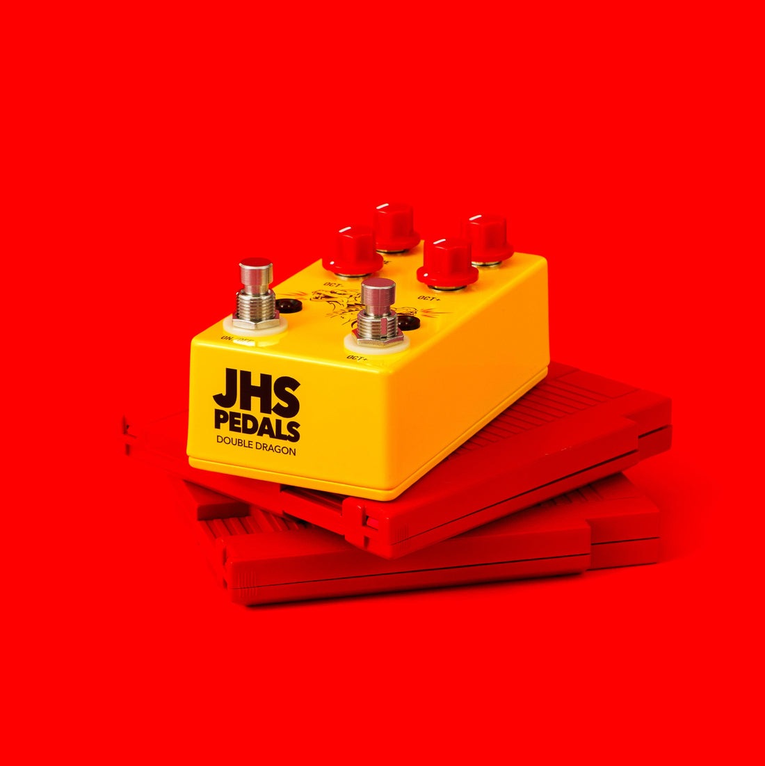 JHS Pedals オクターバー Double Dragon 【 エフェクター ダブルドラゴン 】【ピック10枚セット付き！ 】