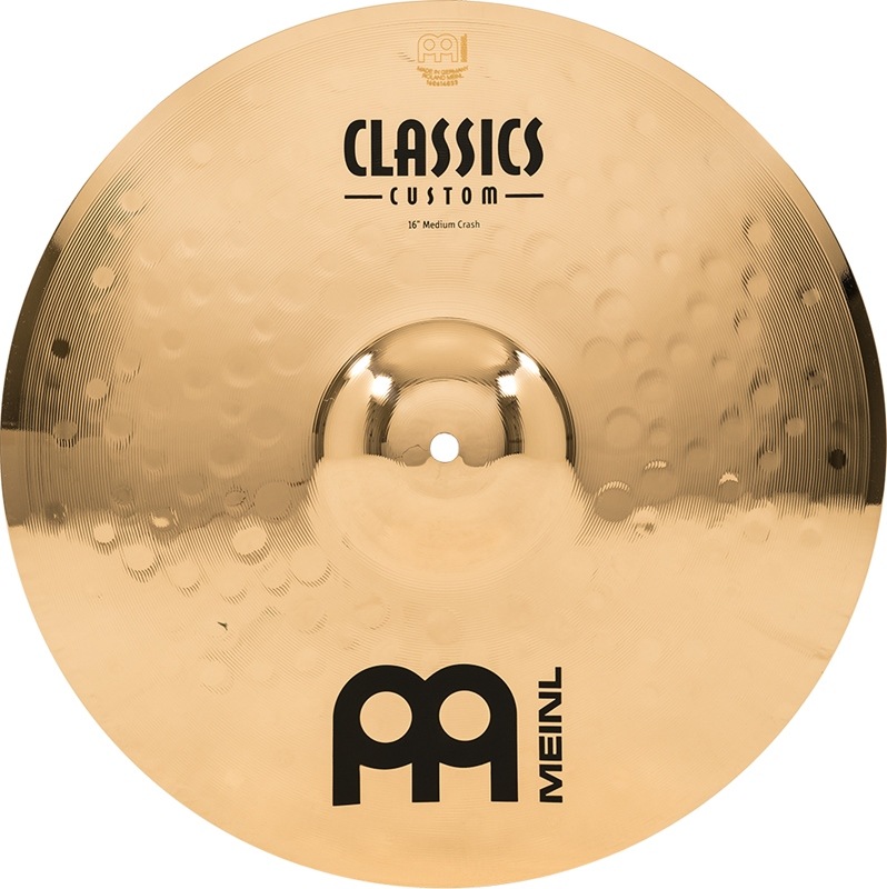 Meinl 16インチクラッシュシンバル MEINL Cymbals クラッシュシンバル Classics Custom シリーズ 16