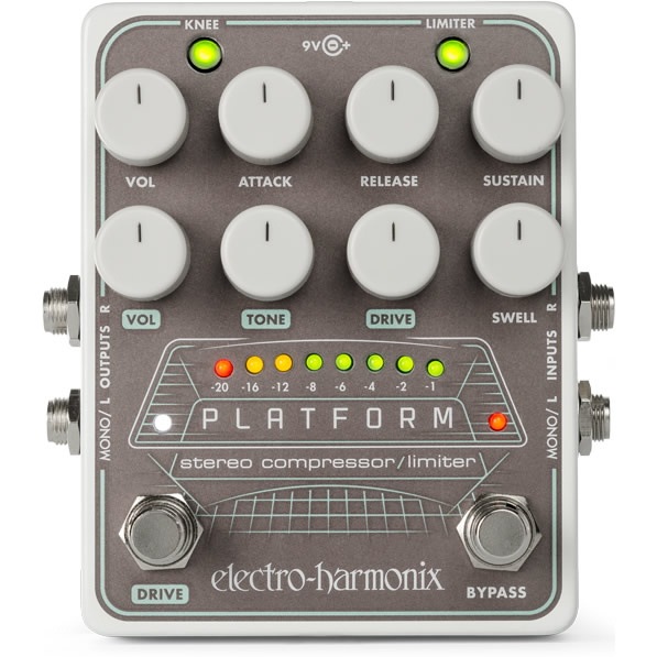 【ピック10枚セット付き！】Platform(プラットフォーム) アナログコンプレッサー【Electro-Harmonix/EHX/エレクトロ・ハーモニクス/エレハモ】【エフェクター】