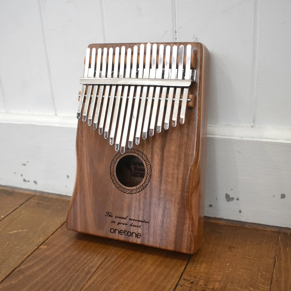 カリンバ ONETONE OTKL-03/KOA コア材 (アクセサリ&楽譜集付き)【楽器 演奏 初心者 子供 子供用 ピアノ サムピアノ キッズ プレゼントに最適 ワントーン OTKL ONE TONE おもちゃ ゆびピアノ OTKL03】