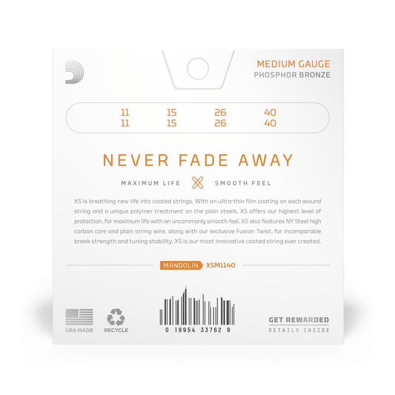 D'Addario ダダリオ XSシリーズ マンドリン弦  