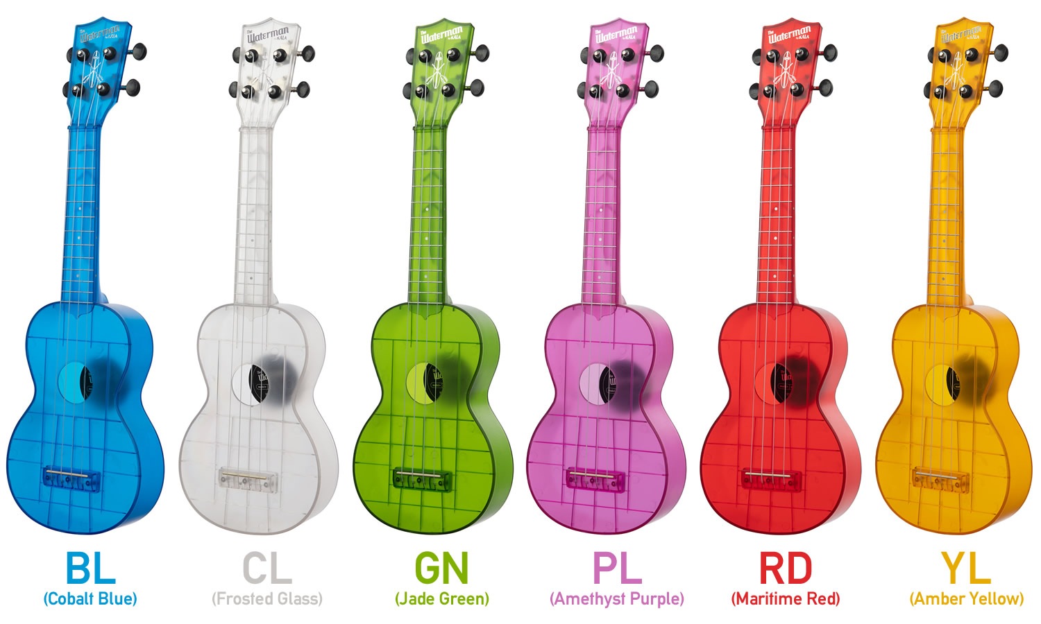 KALA ソプラノ ウクレレ The Waterman Sea Glass Collection KA