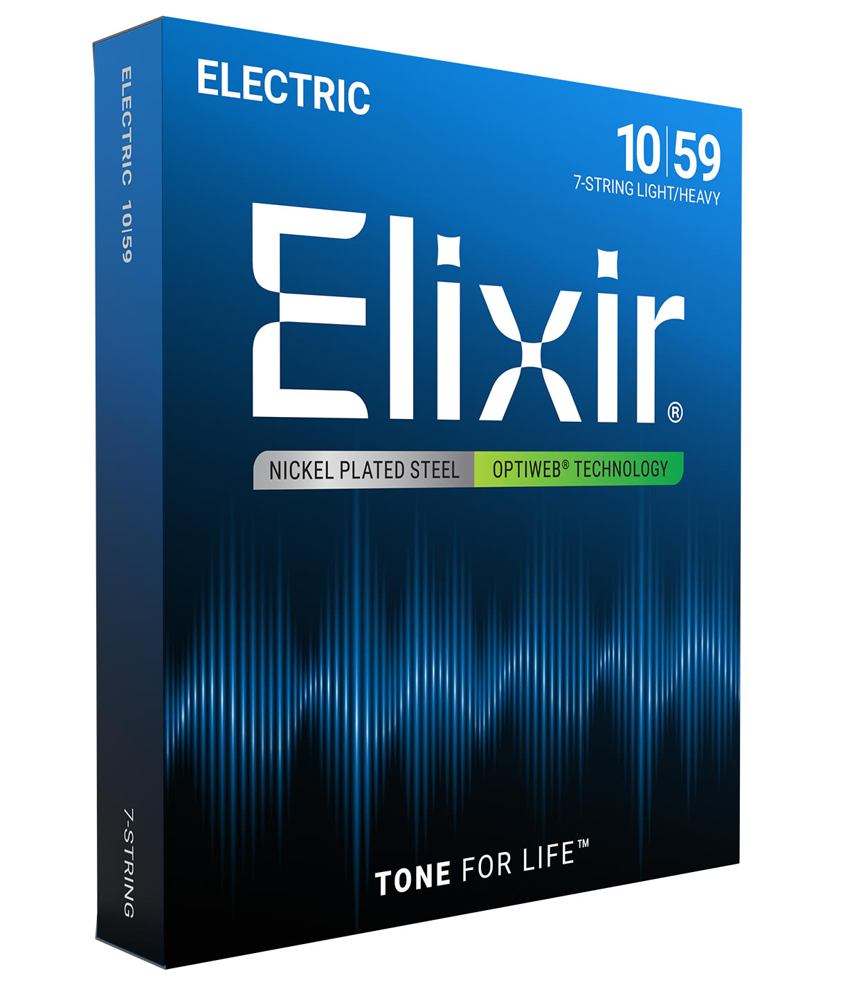 Elixir エリクサー エレキギター弦 オプティウェブ 7弦 Light/Heavy