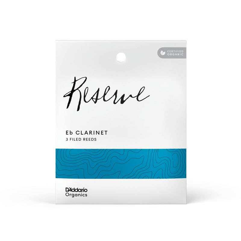 D'Addario WoodWinds ダダリオ リード E♭クラリネット用 USDAオーガニック認証取得済 RESERVE ODBR03 3枚入り【ODBR0325 / ODBR0330 / ODBR0335】【ゆうパケット対応】