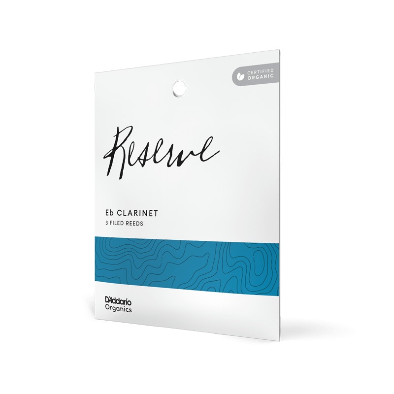 D'Addario WoodWinds ダダリオ リード E♭クラリネット用 USDAオーガニック認証取得済 RESERVE ODBR03 3枚入り【ODBR0325 / ODBR0330 / ODBR0335】【ゆうパケット対応】