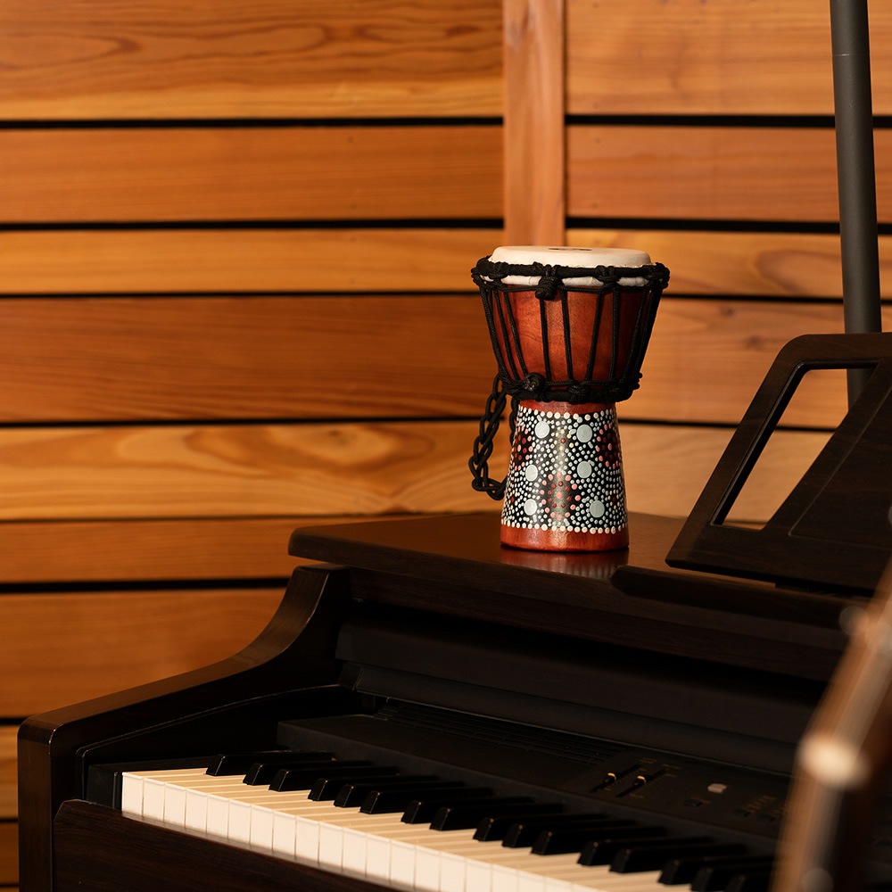 MEINL Percussion ミニジャンベ African Style Mini Djembe HDJ8-XXS / Flower Design 【マイネル パーカッション 打楽器】