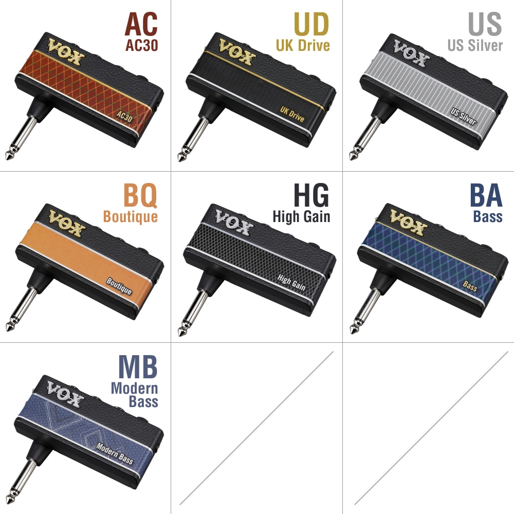VOX ヘッドフォンアンプ amPlug3 ヘッドフォン+AUXケーブルセット【ボックス アンプラグ3 AP3-AC AP3-UD AP3-US AP3-BQ AP3-HG AP3-BA AP3-MB HPCT1 TD10SMSM】