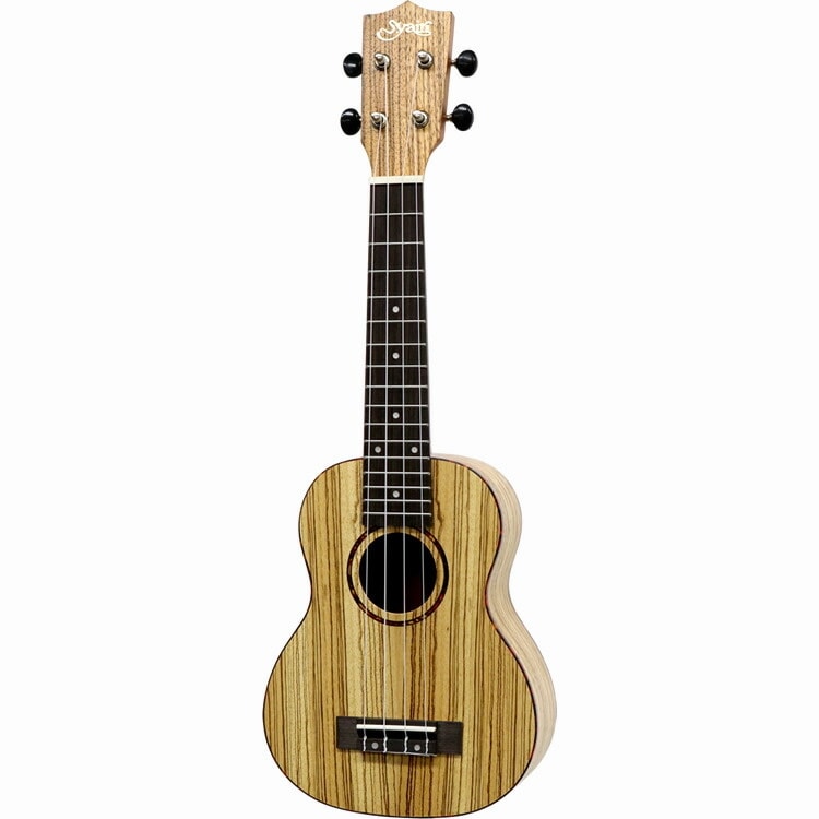 S.Yairi ウクレレ YU-S-03ZW 単品（ソプラノサイズ、ゼブラウッド、ギアペグ仕様、ソフトケース付属)【ヤイリ YUS03ZW 】