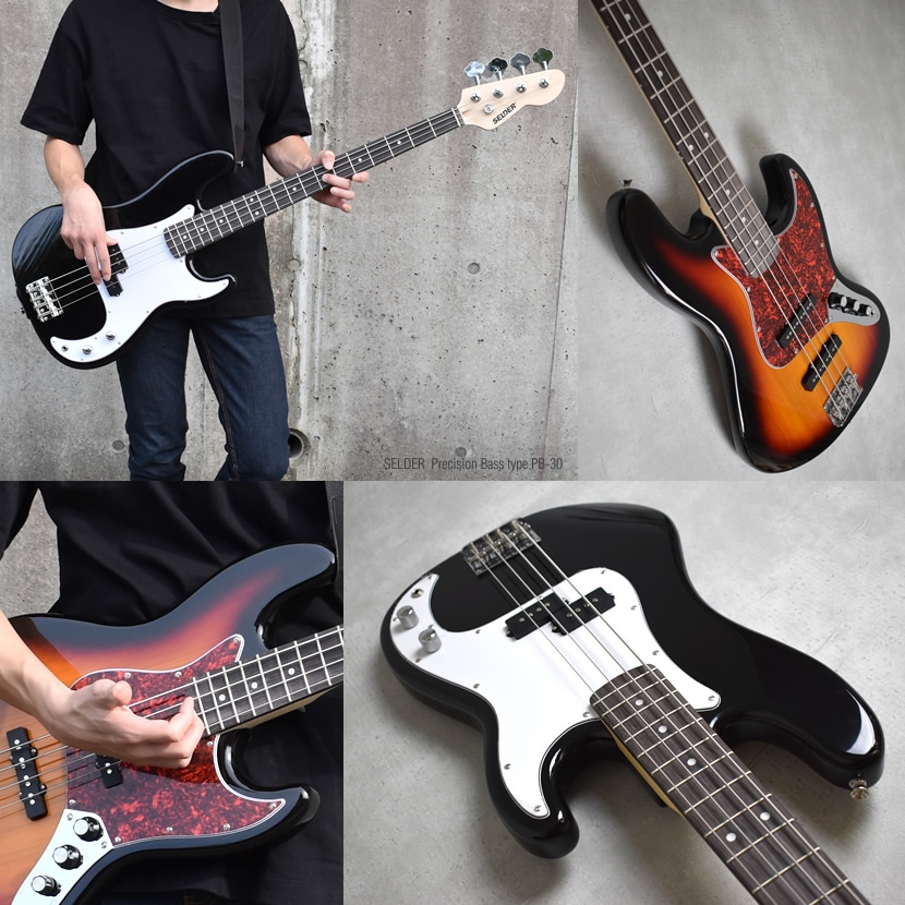 SELDER エレキベース ベースタイプ VOXアンプラグ付き 初心者セット SELDER エレキベース ベースタイプ VOXアンプラグ付き 初心者セット