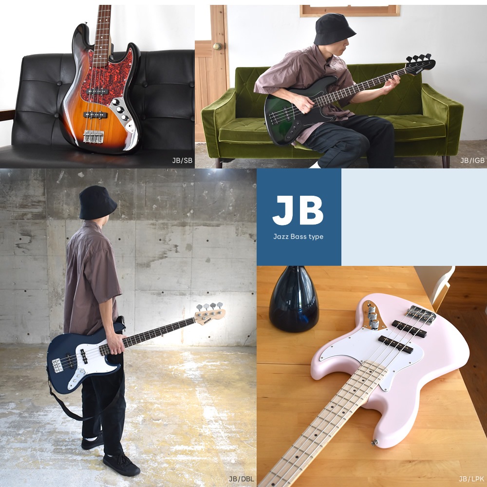 エレキベース SELDER PB-30/JB-30 VOX amPlug3セット 初心者セット【ボックス ヘッドフォンアンプ アンプラグ3 AP3-BA AP3BA AP3-MB AP3MB】【大型荷物】