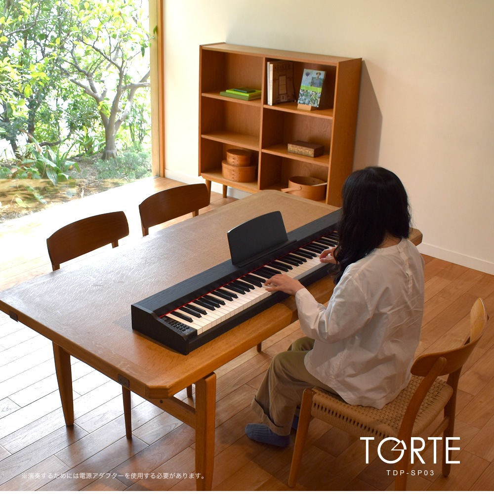 電子ピアノ 88鍵盤 TORTE TDP-SP03 ピアノ本体のみ(スタンド無し)【大型荷物 ※沖縄・離島は特殊送料】