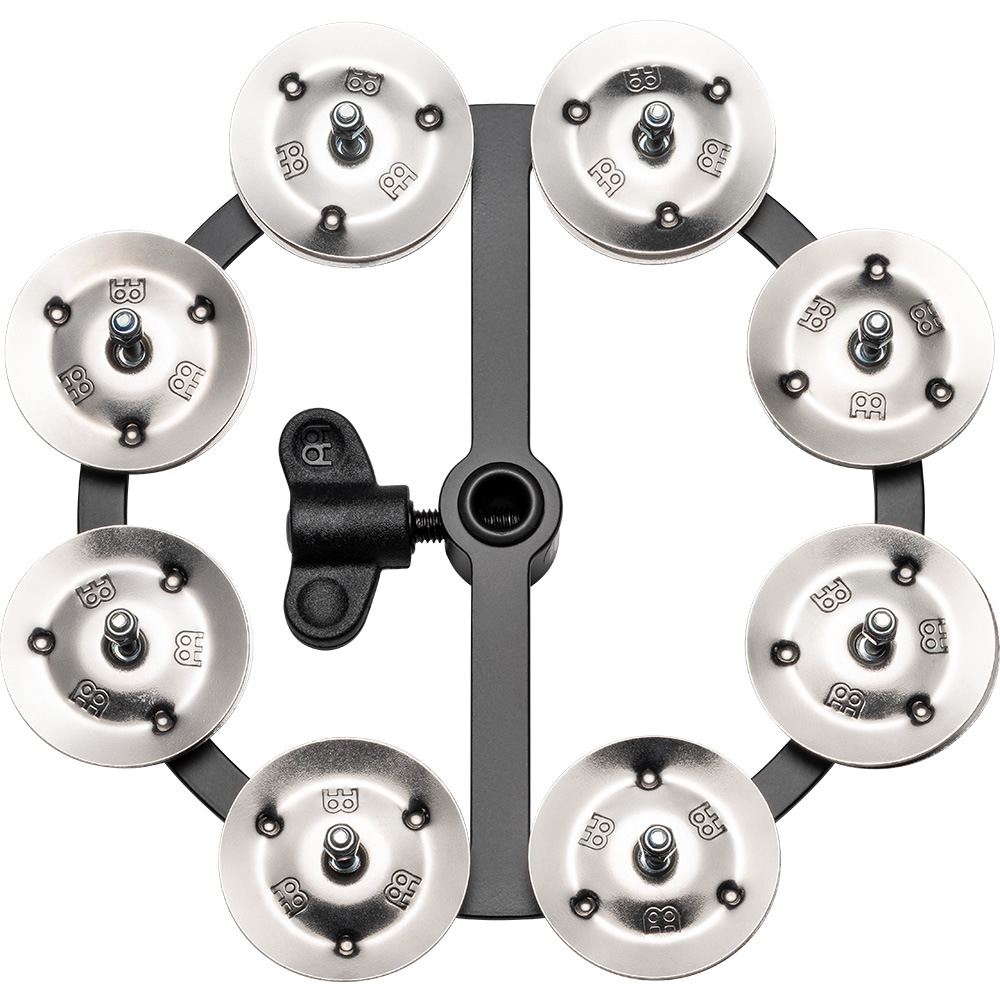 MEINL ハイハットタンバリン Headliner シリーズHihat Tambourine Stainless Steel 1row HTHH1BK 【マイネル パーカッション】