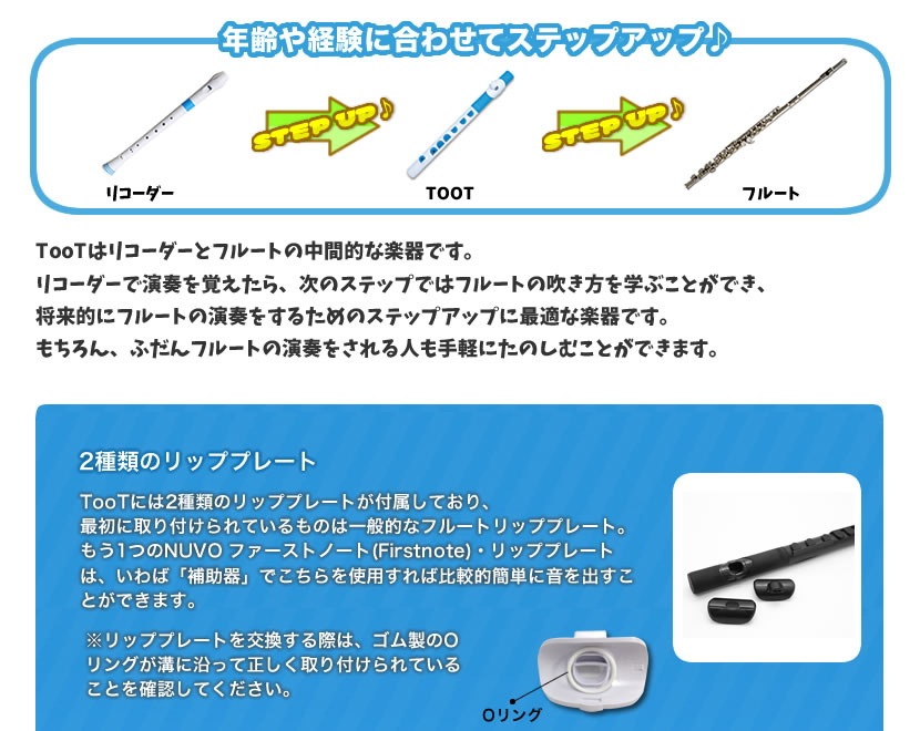 NUVO Band　フルート　値下げ交渉可能 楽天市場】NUVO Band プラスチック製 C調 フルート FLUTE