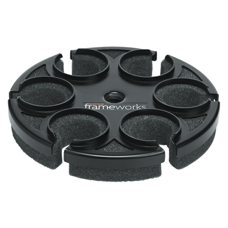 GATOR Frameworks マイクホルダー GFW-MIC-6TRAY【ゲーターフレームワークス マイクスタンドアクセサリー マルチマイクトレイ GFWMIC6TRAY】