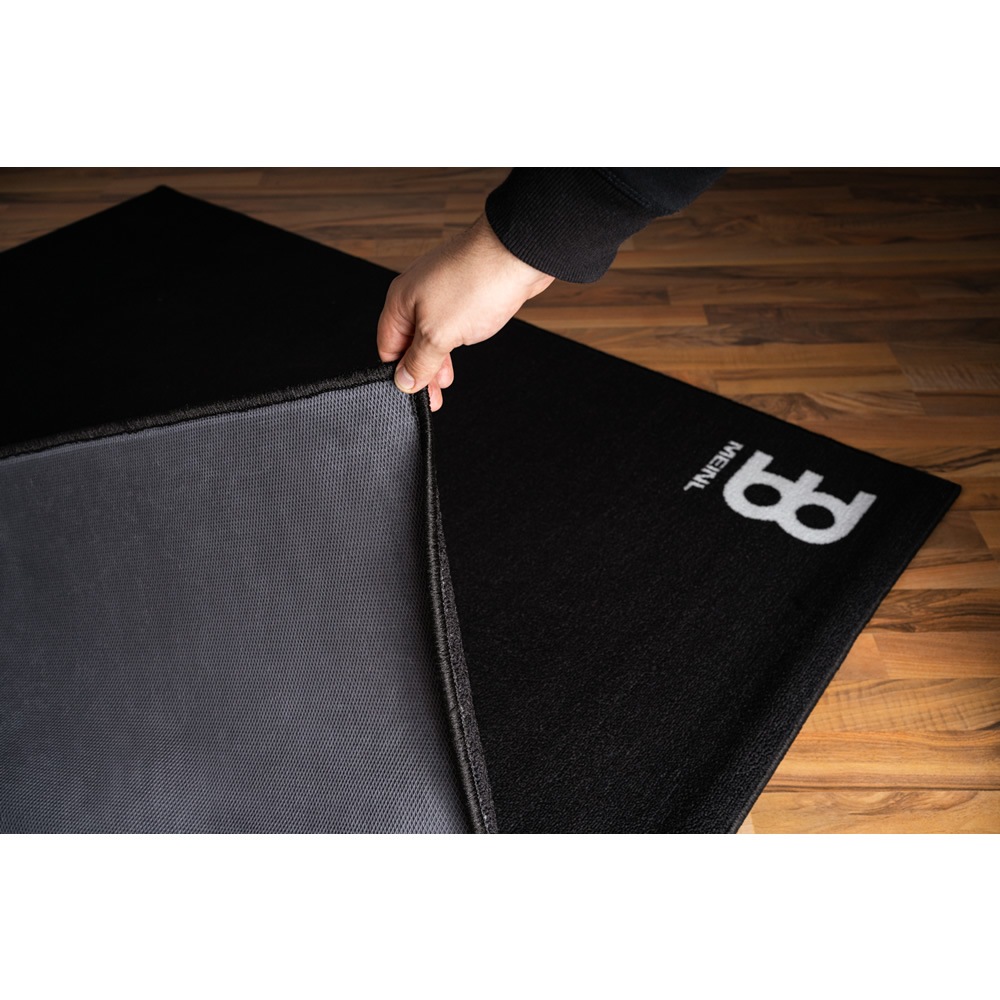 MEINL ドラムラグ Black/White 160x140cm MDRS 【 マイネル ドラムマット スモールサイズ ブラックホワイト DRUM RUG 】