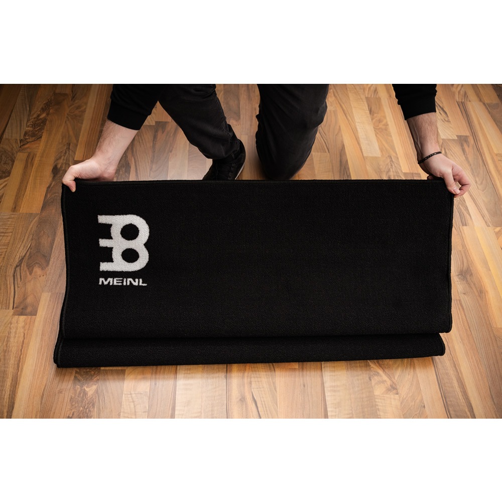 MEINL ドラムラグ Black/White 200x200cm MDRL 【 マイネル ドラムマット ラージサイズ ブラックホワイト DRUM RUG 】【