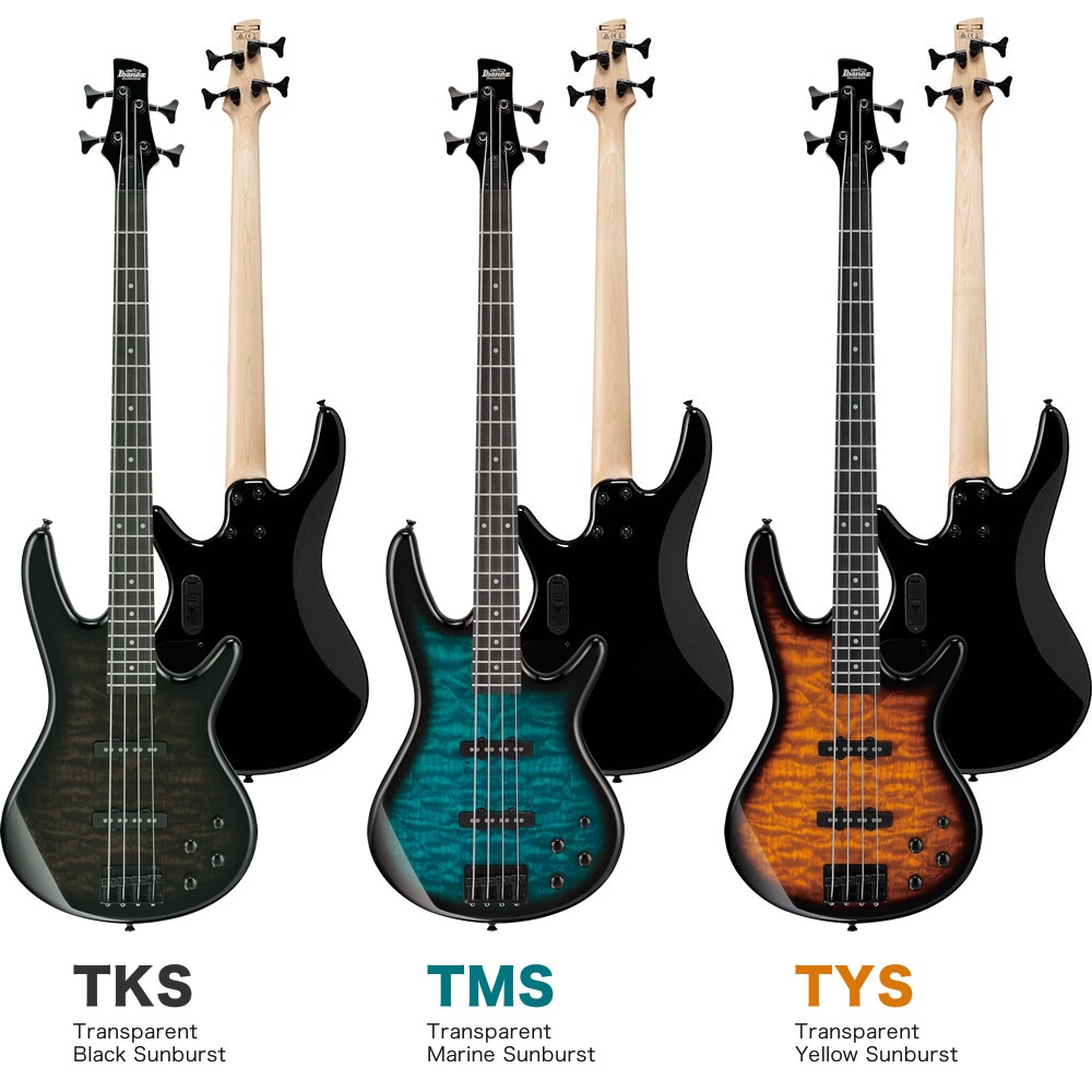 GIO Ibanez ジオアイバニーズ エレキベース GSR280QA 小型アンプ(PG-10)入門セット【大型荷物】