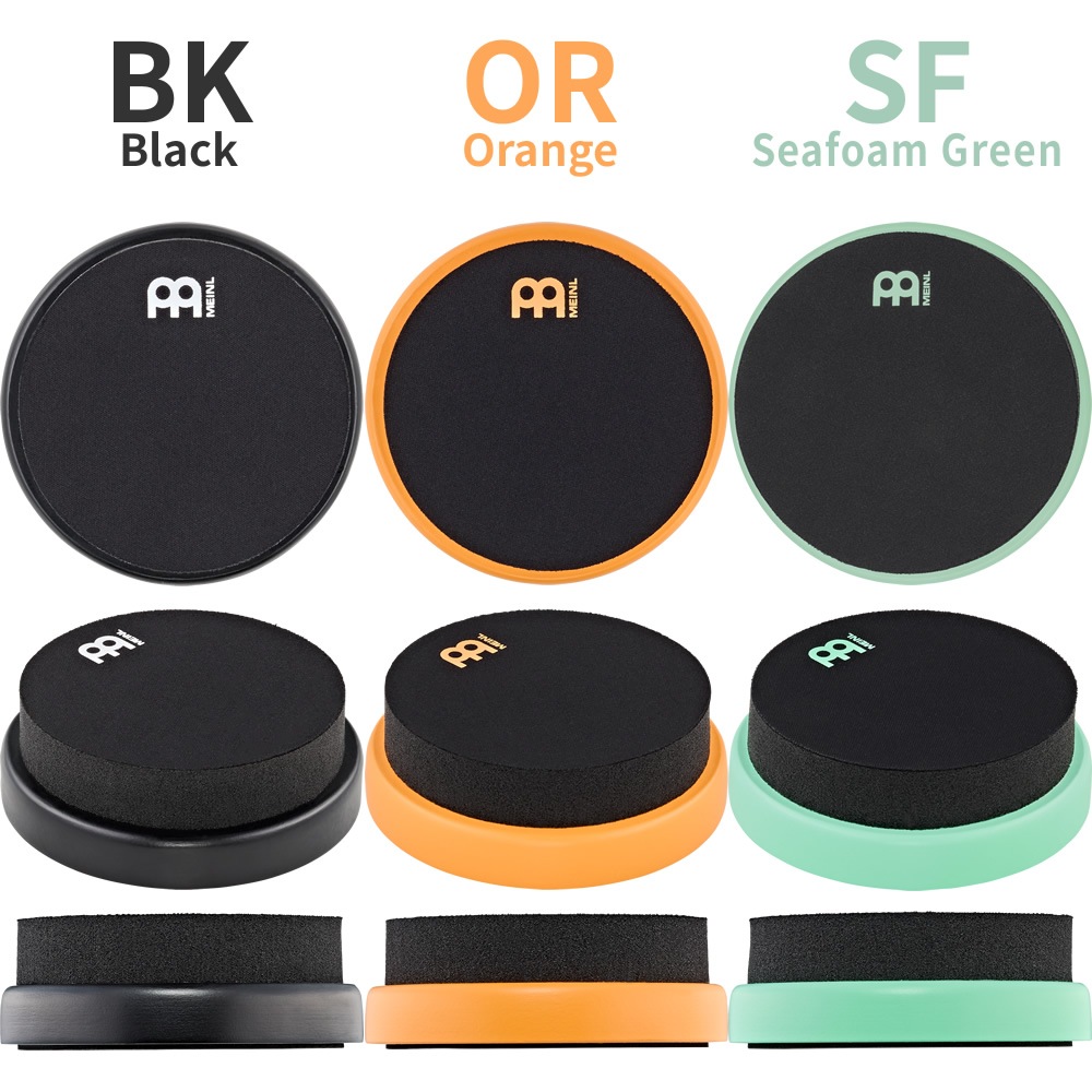 MEINL Marshmallow Pads 4インチ ドラムトレーニングパッド MMP4BK MMP4OR MMP4SF 【 マイネル マシュマロパッド ドラム練習パッド 】