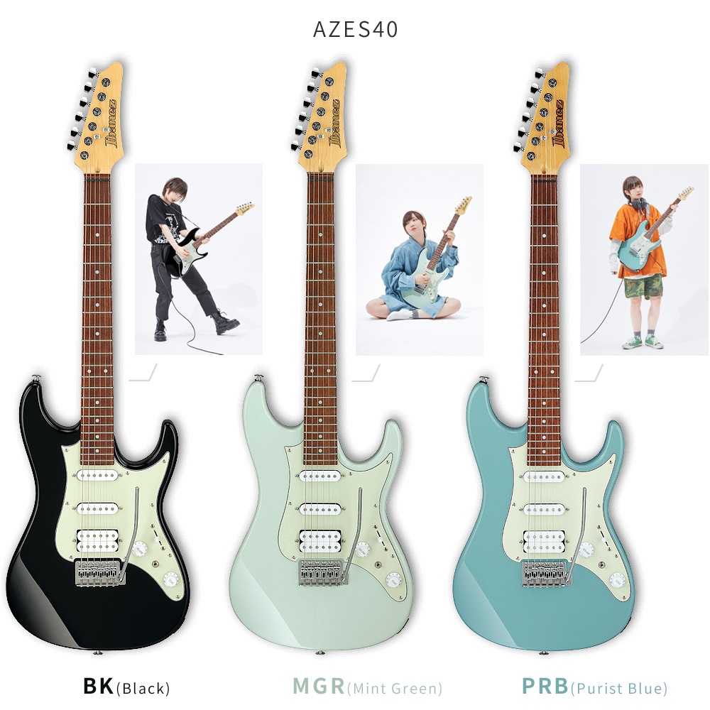 Ibanez アイバニーズ エレキギター AZES40 単品 (ソフトケース