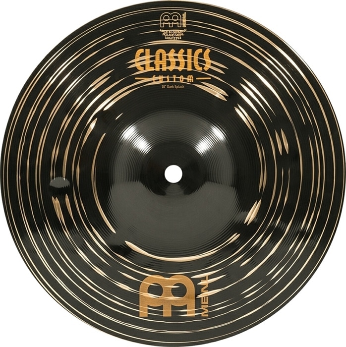 MEINL Cymbals スプラッシュシンバル Classics Custom Dark シリーズ
