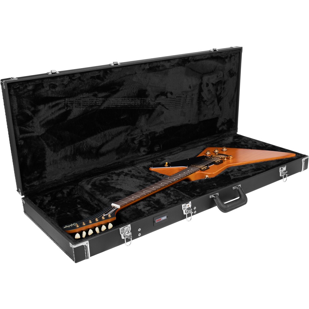 GATOR エレキギター用 ハードケース エクスプローラータイプ対応 Deluxe Wood Series GW-EXP 【 ゲーター 木製 デラックスウッドシリーズ EXPLORER GUITARS GWEXP 】 【大型荷物】
