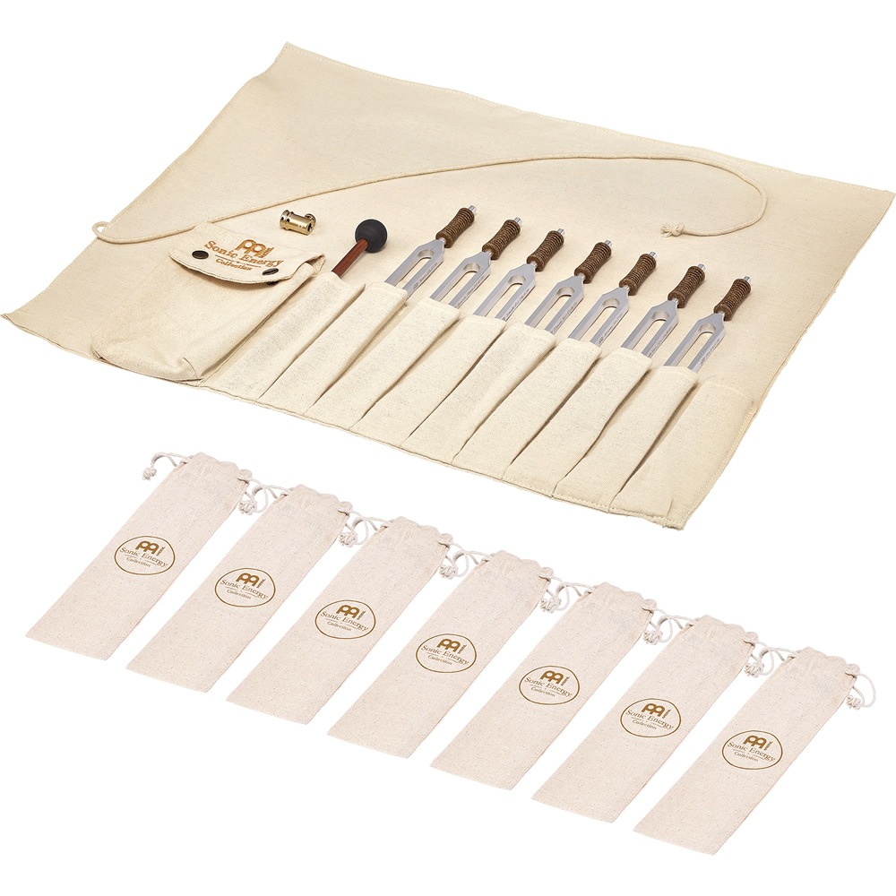 MEINL Sonic Energy プラネタリーチューンド・セラピー･チューニングフォーク 7本セット TTF-SET-CHA-R 【 マイネル ソニックエナジー Planetary Tuned Therapy Tuning Forks 音叉 ヒーリング 瞑想 リラックス サウンドバス セラピー 】