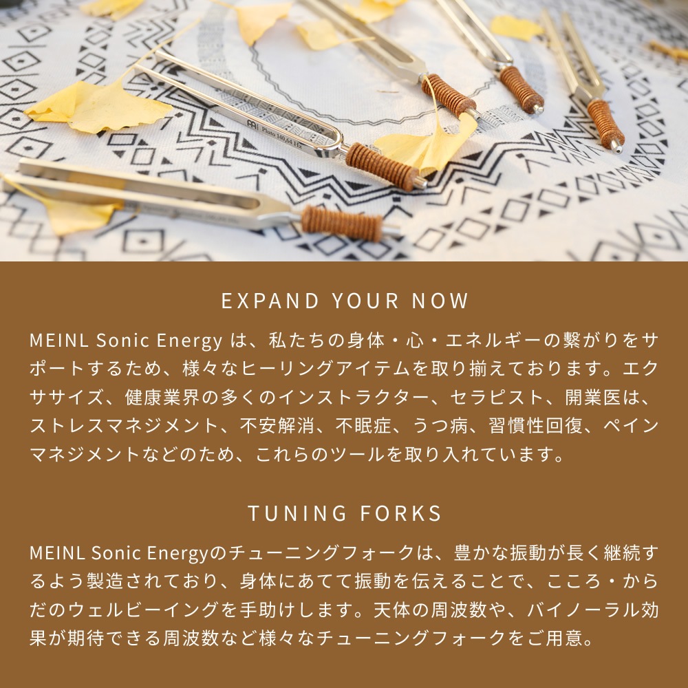 MEINL Sonic Energy プラネタリーチューンド・セラピー･チューニングフォーク 7本セット TTF-SET-CHA-R 【 マイネル ソニックエナジー Planetary Tuned Therapy Tuning Forks 音叉 ヒーリング 瞑想 リラックス サウンドバス セラピー 】