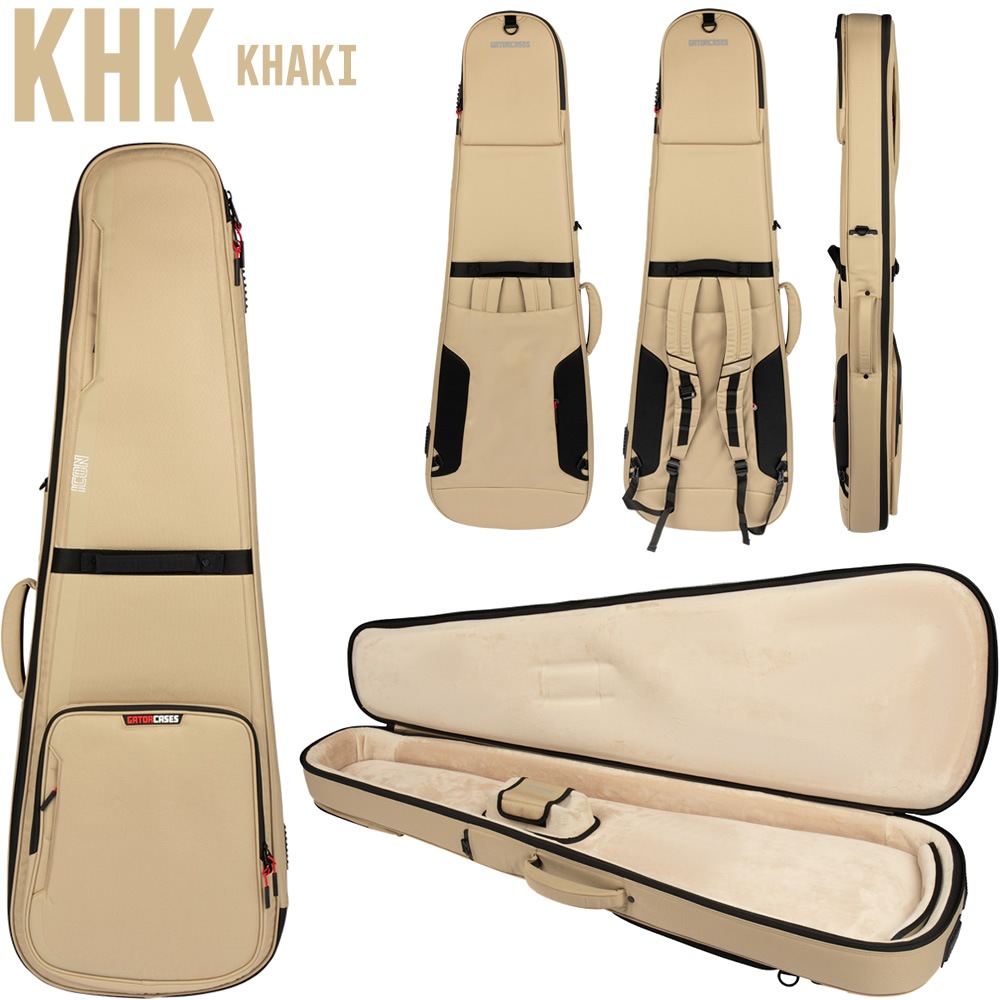 GATOR エレキベース用ギグバッグ G-ICON Series G-ICONBASS (レインカバー付属) 【 ゲーター GIGBAG ベースケース ベースバッグ 全5カラー 】【大型荷物】