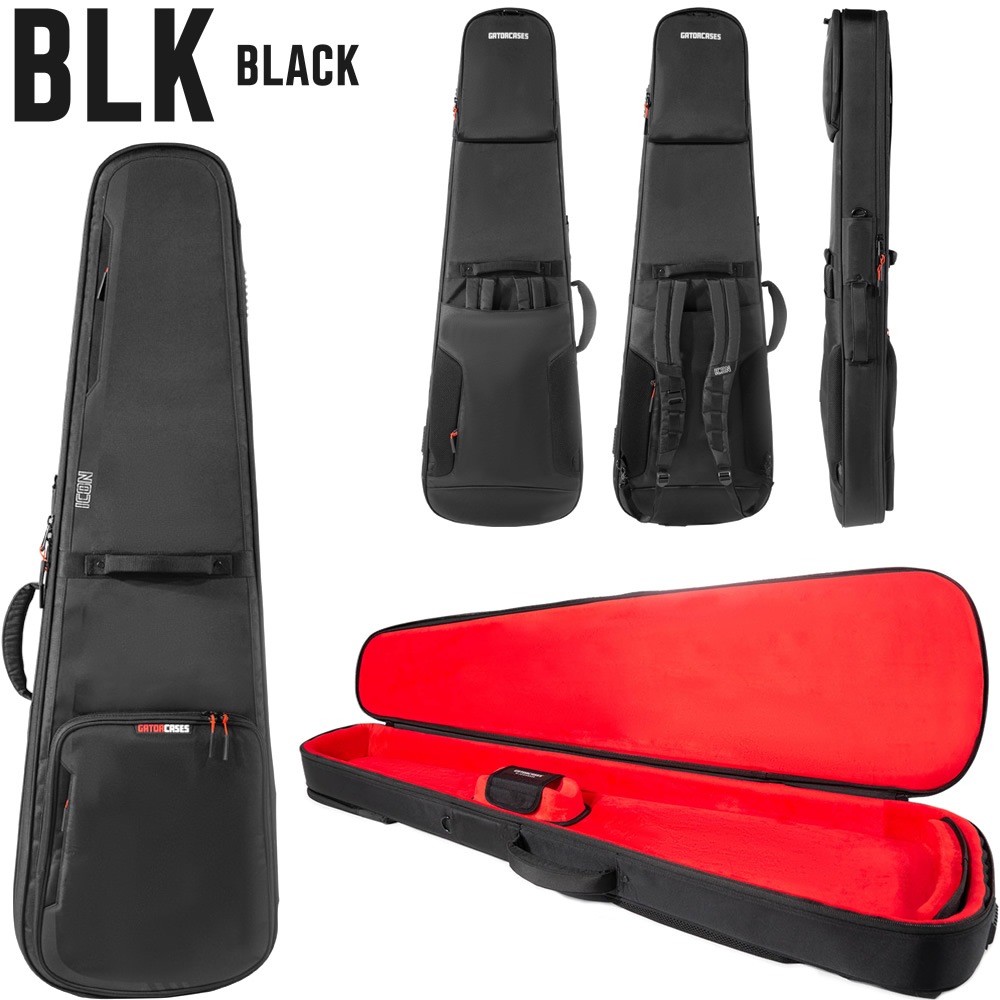 GATOR エレキベース用ギグバッグ G-ICON Series G-ICONBASS (レインカバー付属) 【 ゲーター GIGBAG ベースケース ベースバッグ 全5カラー 】【大型荷物】