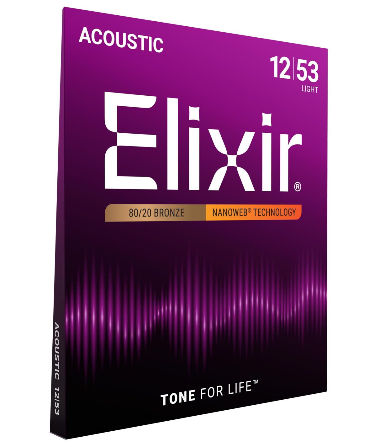 Elixir エリクサー アコースティックギター弦 ナノウェブ Light [.012-.053] #11052 【国内正規品】【ゆうパケット対応】